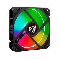 Esta es la imagen de ventilador de aire balam rush eolox blaze ex70 / flujo de aire 30.71 cfm / silencioso 221 db / velocidad 1200 rpm / pines 3 macho y hembra / aura rgb / negro / br-938044