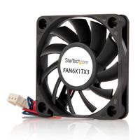 Esta es la imagen de ventilador para gabinete de computadora - ventilador interno para torre - ventilador 60x10mm con conector tx3 - startech.com mod. fan6x1tx3
