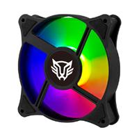 Esta es la imagen de ventilador para pc balam rush eolox blaze ex90k / 3 pz / flujo de aire 35.37 cfm / silencioso 22.5 d b / 1200 rpm / 3 pines macho y hembra / aura rgb / negro / br-937948