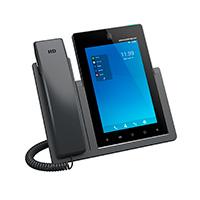 Esta es la imagen de video telefono ip grandstream gxv3470/ 16 cuentas sip 16 lineas 2 puertos giga pantalla tactil color sin teclas camara 2mp android bluetooth wifi 6 poe/poe