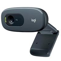 Esta es la imagen de webcam logitech c270 hd 720p 30fps 0.9mp micrófono usb-a gris oscuro