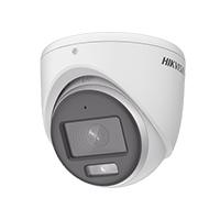 Esta es la imagen de [colorvu] turret turbohd 3k (5 megapixel) / microfono integrado / lente 2.8 mm / imagen a color 24/7 / 20 mts luz blanca / exterior ip67 / dwdr / 4 tecnologias